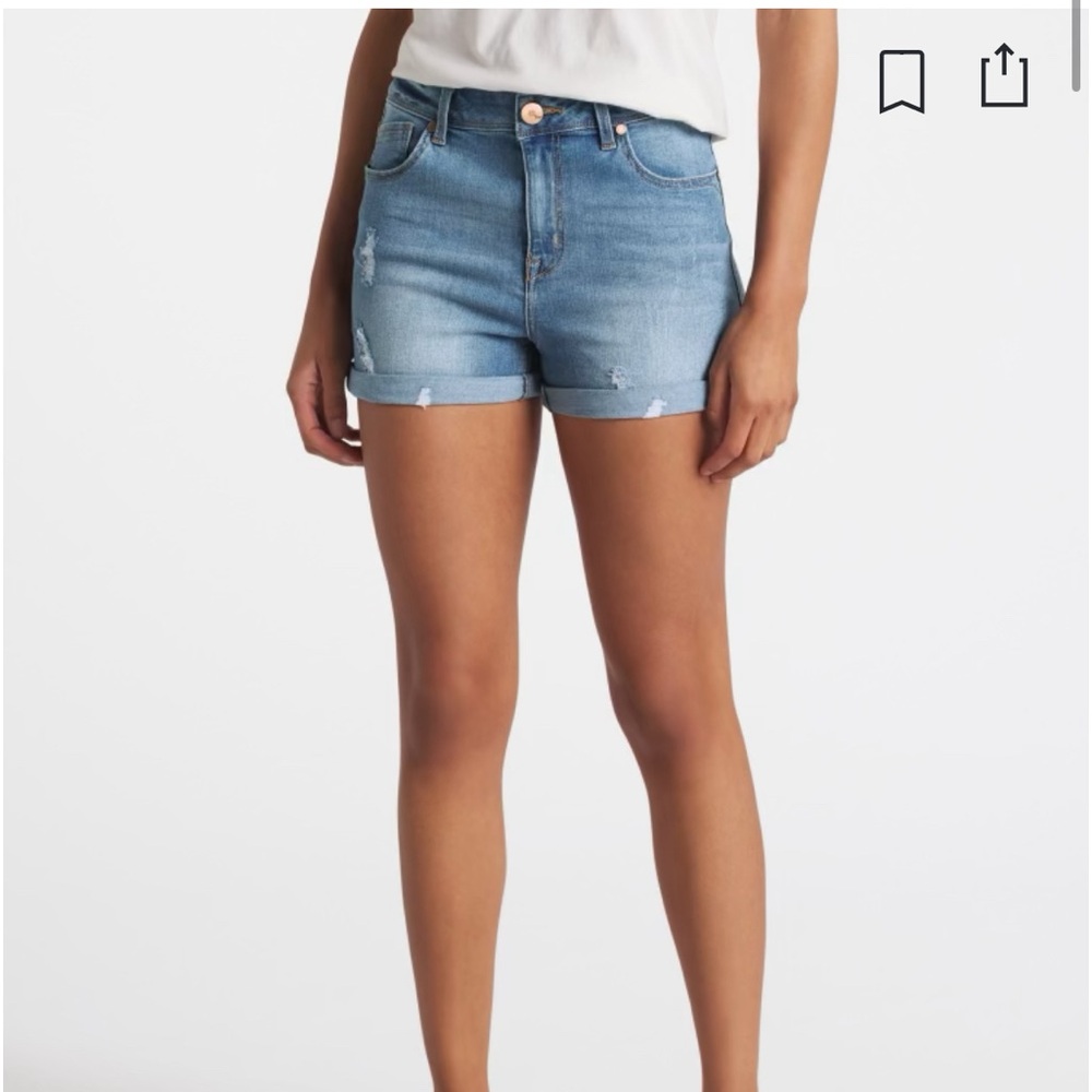 High rise shorts